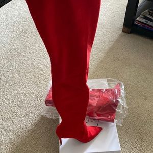 Steve Madden Dominique Red Size 9 wore once